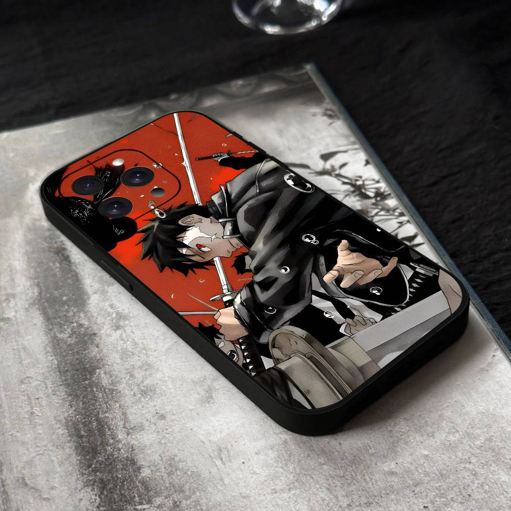 Kagurabachi Cool Anime Phone Case Black Silicone Soft Shell For IPhone 17 16 15 14 13 12 11 Air Pro Max Plus Hot Sale