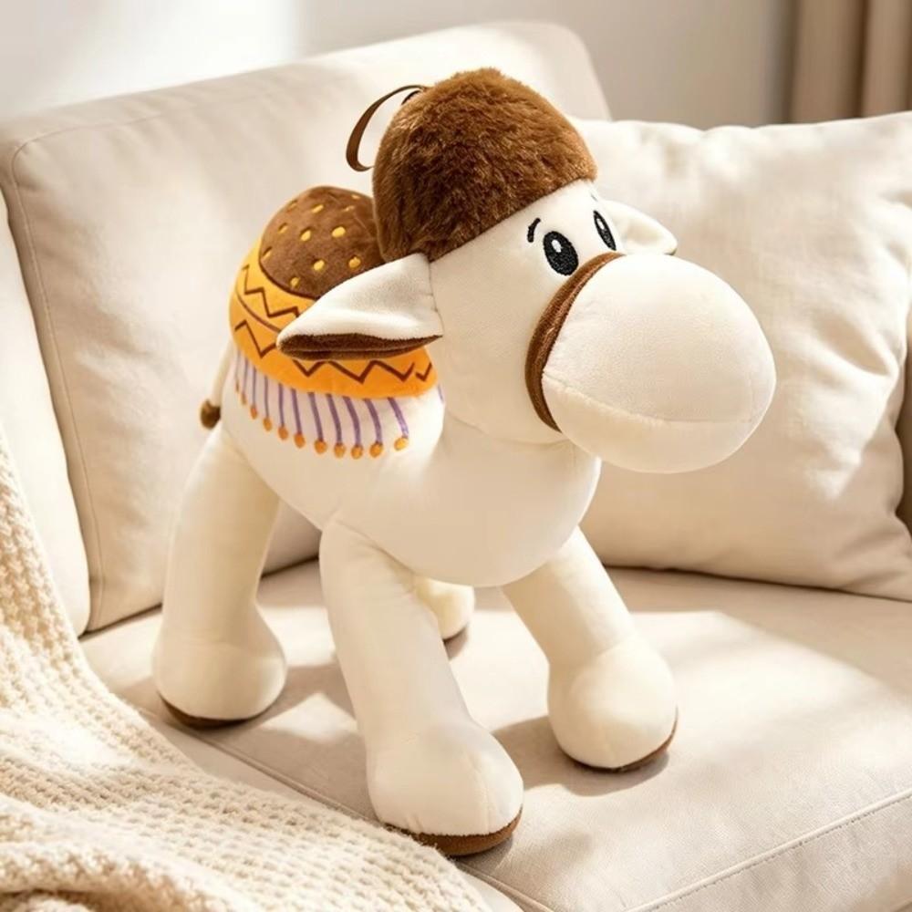 Cute Short Plush Cartoon Camel Doll Soft Plush Stuffed Camel Doll Camel Plush Doll  Halloween Gift
