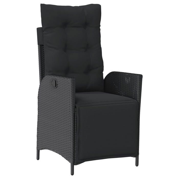 VidaXL Ensemble à Manger de Jardin avec Coussins 9 pcs, Table et Chaises avec Dossier Réglable, Meubles d'Extérieur, 3213325