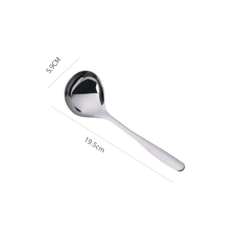 Korean Style 304 Stainless Steel Large Head Soup Ladle