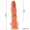 Soft Elbow Double Layer Liquid Silicone Penis Large Simulation Female Masturbation Device Manual Adult Sex Products