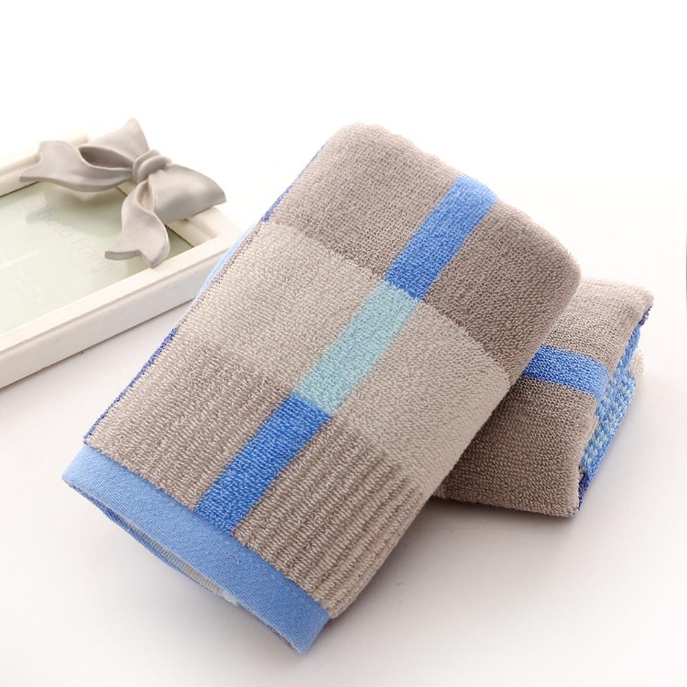 Thickened dark checkered towel pure cotton creative sports towel face towel