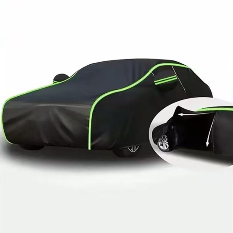 Car Cover Waterproof Oxford Cloth Cover Outdoors Full Car Covers with Reflective Strips Sun, and Dust Protection