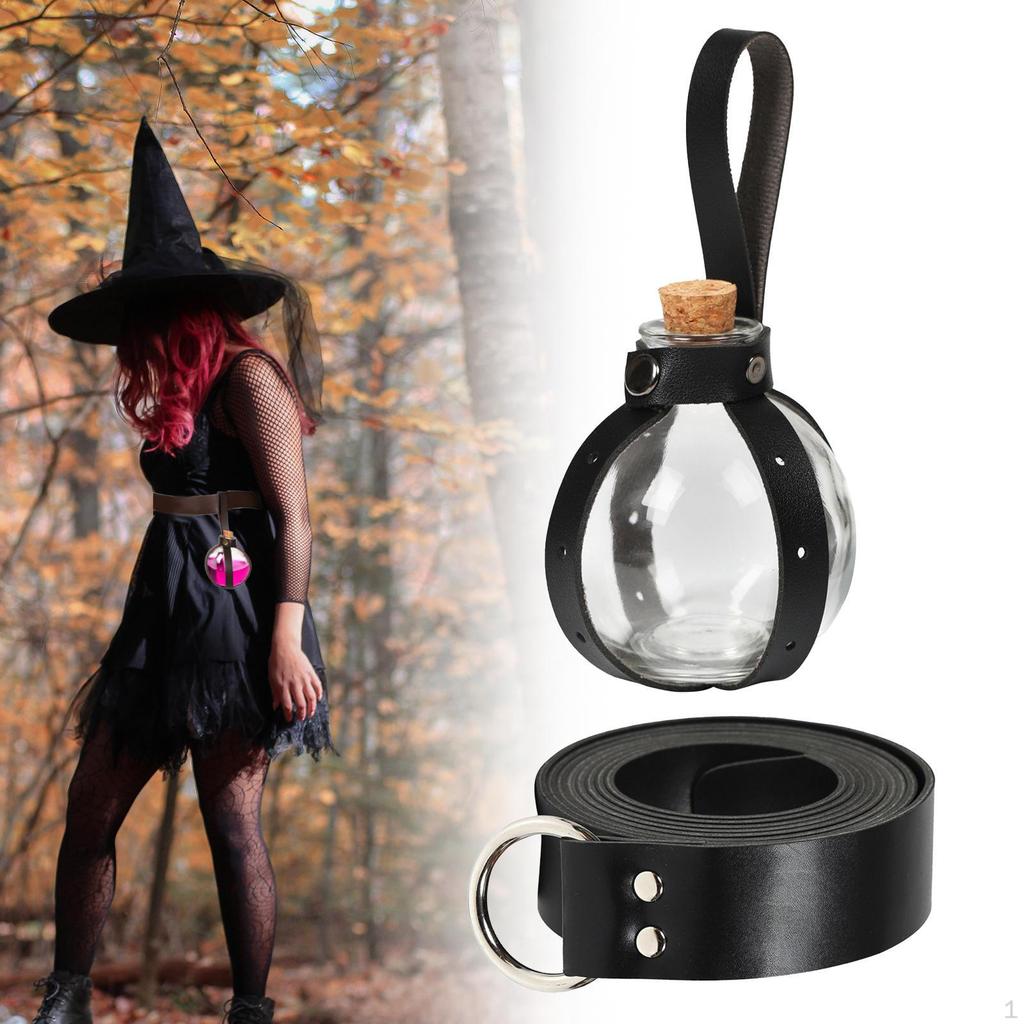 Viking Belt PU Leather Medieval 240cm Renaissance Costume Set Cosplay
