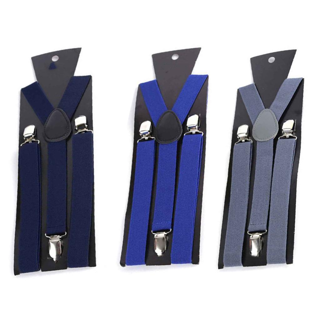 Модные эластичные подтяжки Y-образной формы унисекс мужские женские регулируемые подтяжки с клипсами ярко-красный