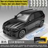 1:24 BMW X5 M G05 LCI 2023 SUV Sportivo Metallo Lega Modello Diecast Auto Casa alla Moda & Ornamento per Display da Scrivania Regalo di Compleanno Amico