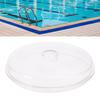 Pool Leaf Catcher Cover Lid, ABS Sand Filter Pump Replacement Parts, 6.2 Inch Diameter, Clear Swimming Environment for Pool Sand Filter