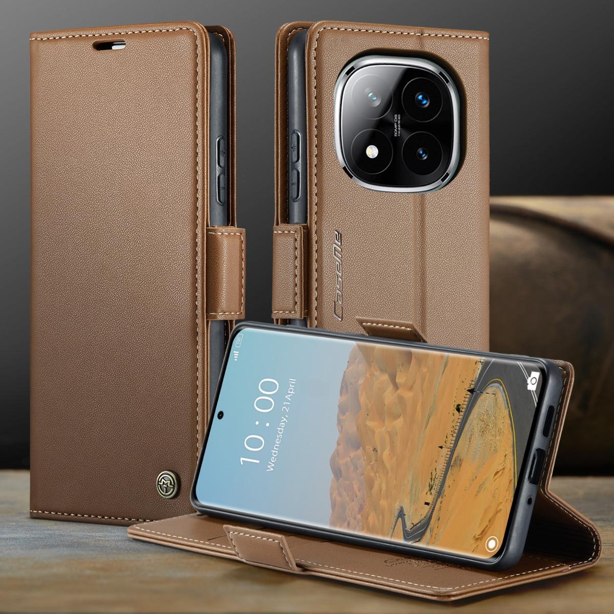 

Magnetic Phone Case for Xiaomi for Redmi Note 14 15 Pro Plus 5G Flip Leather RFID Wallet Protective Card Holder Stand Cover Redmi note 15 5G