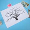 30x40cm Pittura a Impronta Digitale Fai-da-te per Matrimoni e Feste Albero delle Firme per Ospiti Decorazione per la Casa con Tampone d'Inchiostro