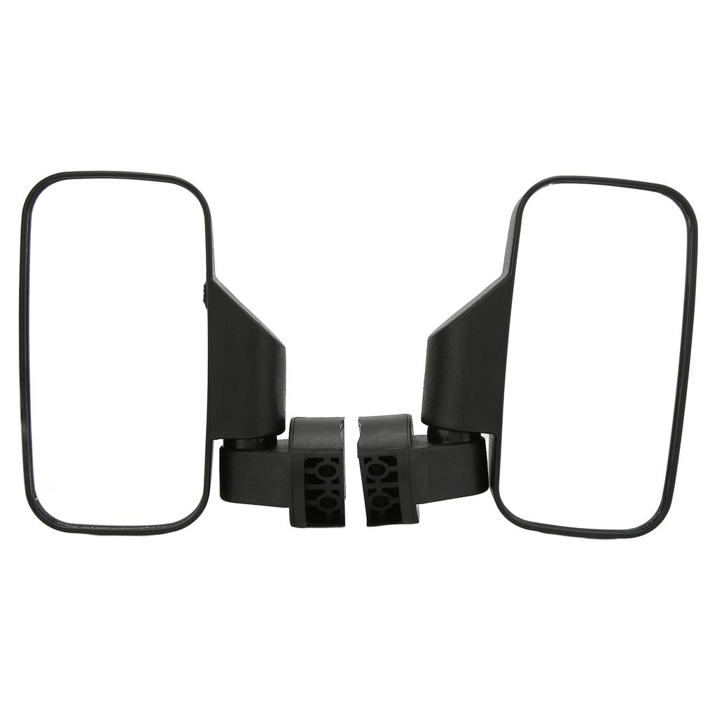 1.75in 2in Rear View Mirror Side Mirrors Replacement For Polaris RZR UTV AVT Roll Bar Black