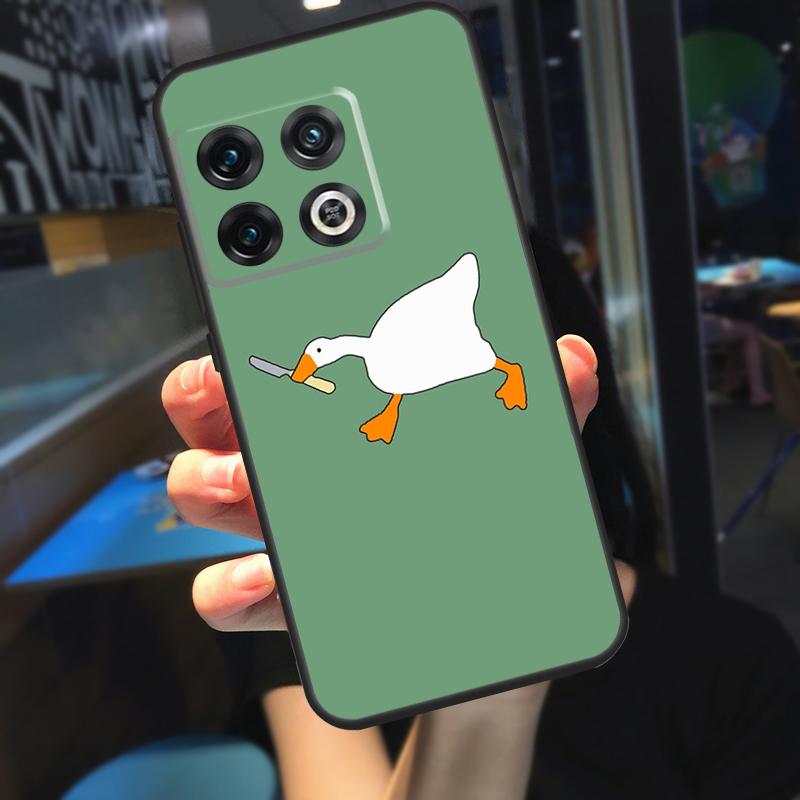 Cartoon Cute Goose Game Funda For OnePlus 13R 13 12 R 11 9 10 Pro 8T 9RT 10T OnePlus Nord CE 4 2 3 Lite N20 N30 Case