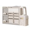Children's Toy & Book Storage Rack - Plastic Organizer for Building Blocks, Small Cars, Sundries