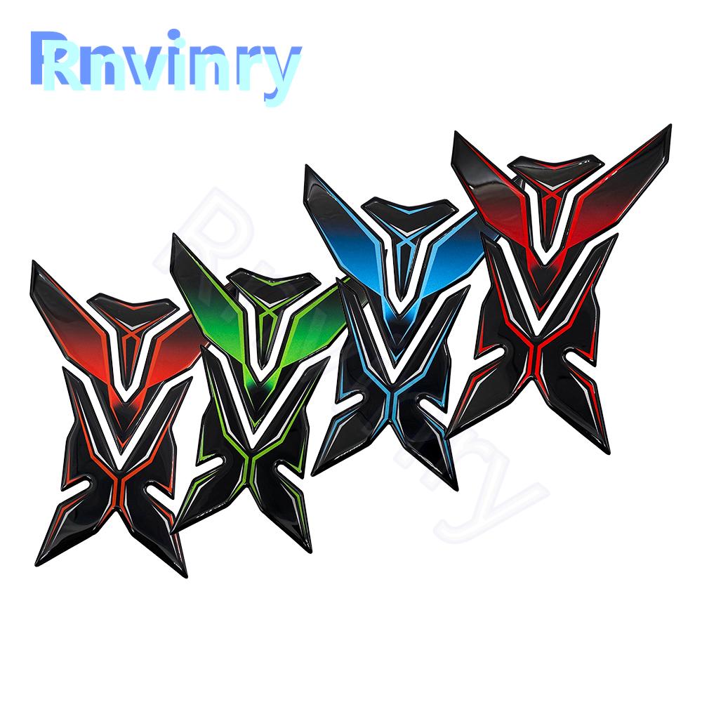 For VERSYS Aprilia Yamaha Kawasaki Ninja 3D Motorcycle Gradient Fuel Tank Drip Adhesive Universal Sticker Decal