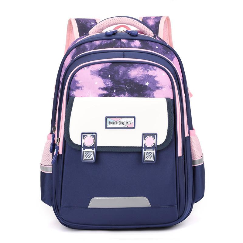 Spacious Cute Oxford Cloth Backpack For Kids Boys Girls 1-5 Grade School Bag