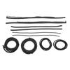 Car Door Seal Kit Wind Noise Reduction Flexible A B Pillar Seal Strip Replacement for Telsa Model 3