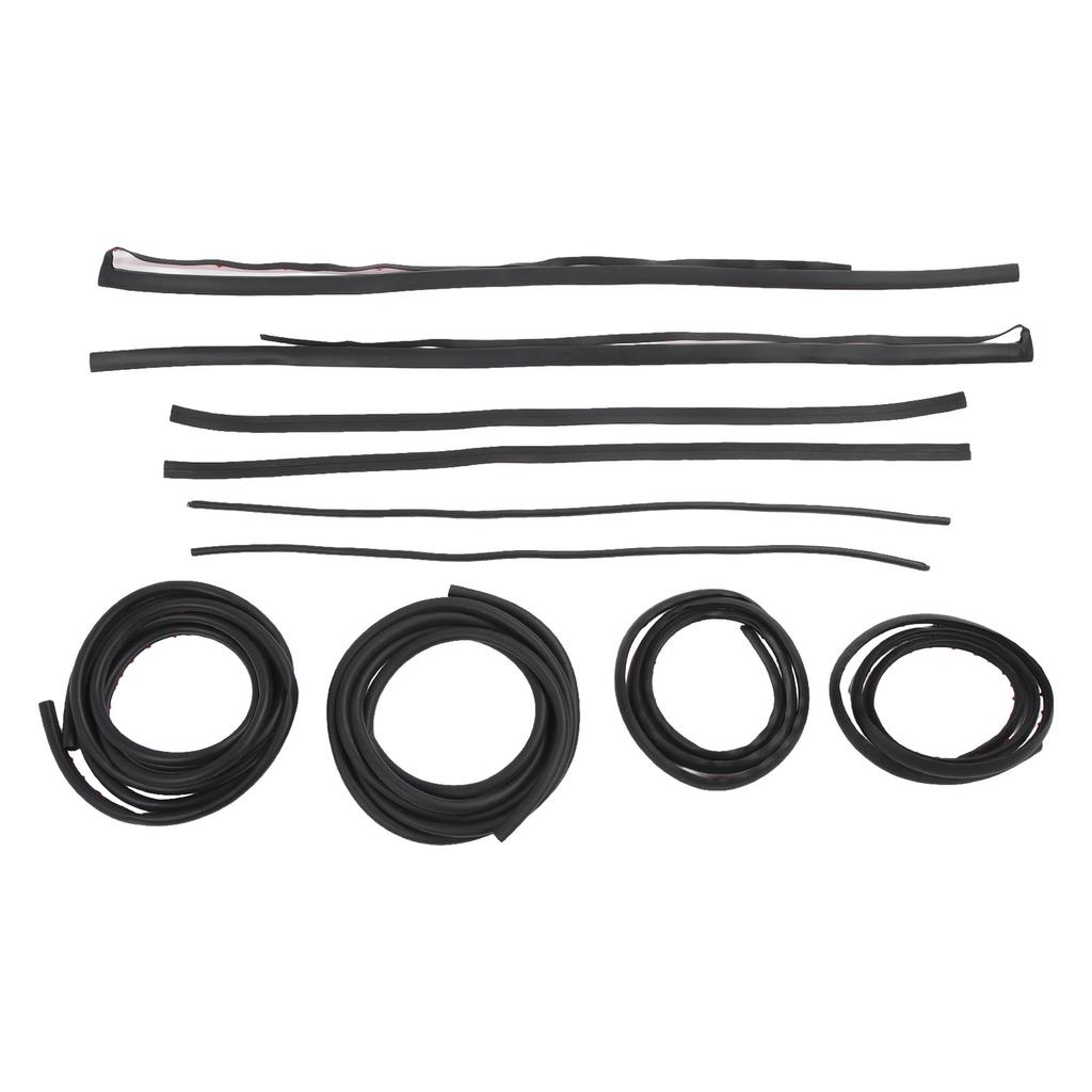Car Door Seal Kit Wind Noise Reduction Flexible A B Pillar Seal Strip Replacement for Telsa Model 3