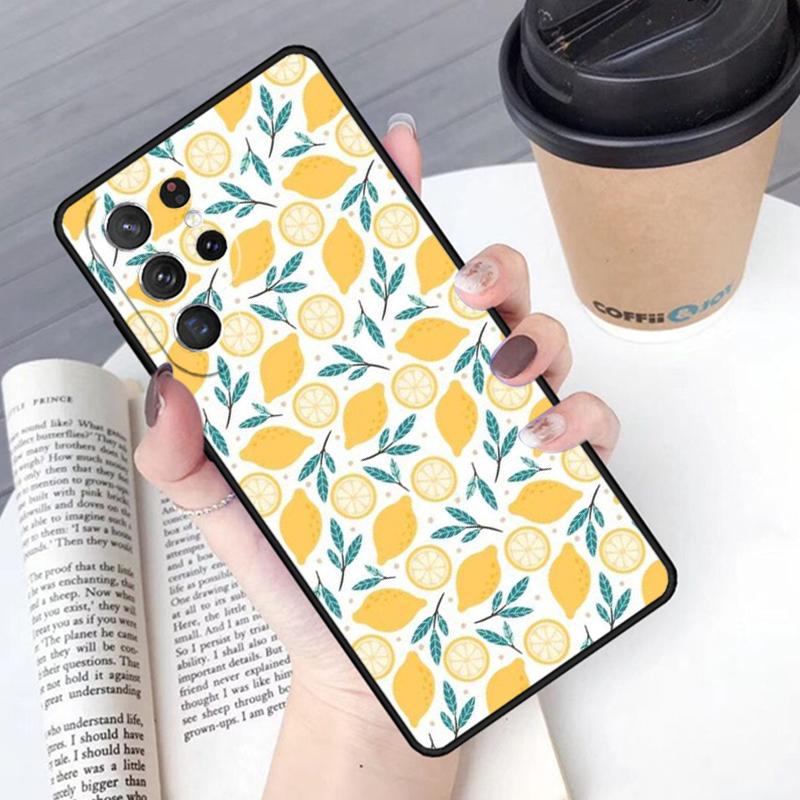 Lemon Fruit phone case Cover For Samsung Galaxy S24 S25 Ultra S21 S22 Ultra S10E Note 10 Plus Note 20 FE S23
