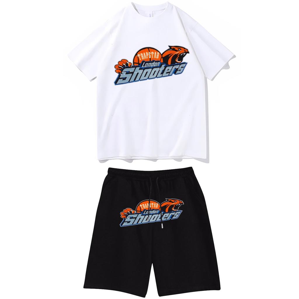 Foreign Trade T-shirt Jumper European and American Trapstar Unisex Sweatshirt Sweatpants Set Street Hip-hop T-shirt