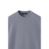 Customellow Grey Texture Half Round Neck Sweater Cwwam25422gyx