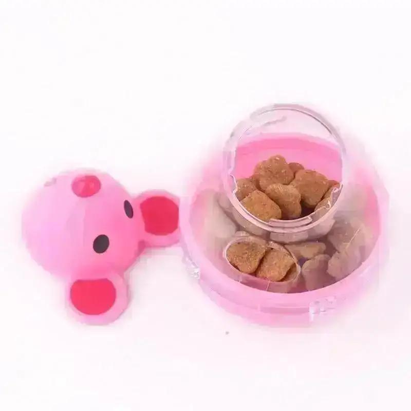 Futterleckage Tumbler Futterspender Leckerliball Niedliche Kleine Maus Spielzeuge Interaktives Spielzeug Für Katzenfutter Langsame Fütterung Haustierspielzeug Zubehör