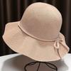 Women'S Lightweight Foldable Wide Brim Straw Sun Hat - Breathable Uv Protection Beach Travel Outdoor Summer Essential