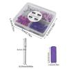 61pcs 4Grits with Mini Mandrel Nail Art 3mm Mini Grinding Sand Ring Bands Set Electric Grinding Machine Nail Grinding Head Manicure Tools Accessories