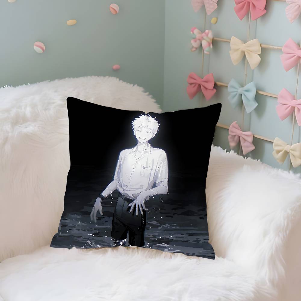 T-The Summer H-Hikaru Died Throw Pillow Covers Pattern Cushion Cover Suitable For Sofa Bedroom Car Pillow Cover