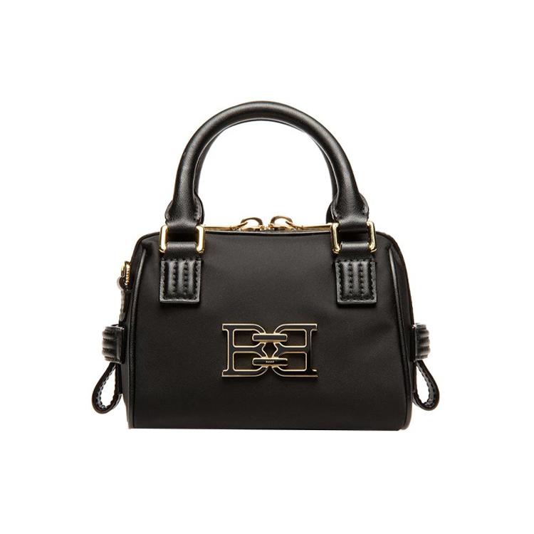 

Новая нейлоновая сумка BALLY Boston, Сумка, Сумка через плечо, Сумка кроссбоди Мини Женская Черная 6301940 15.0*9.9*9.9CM