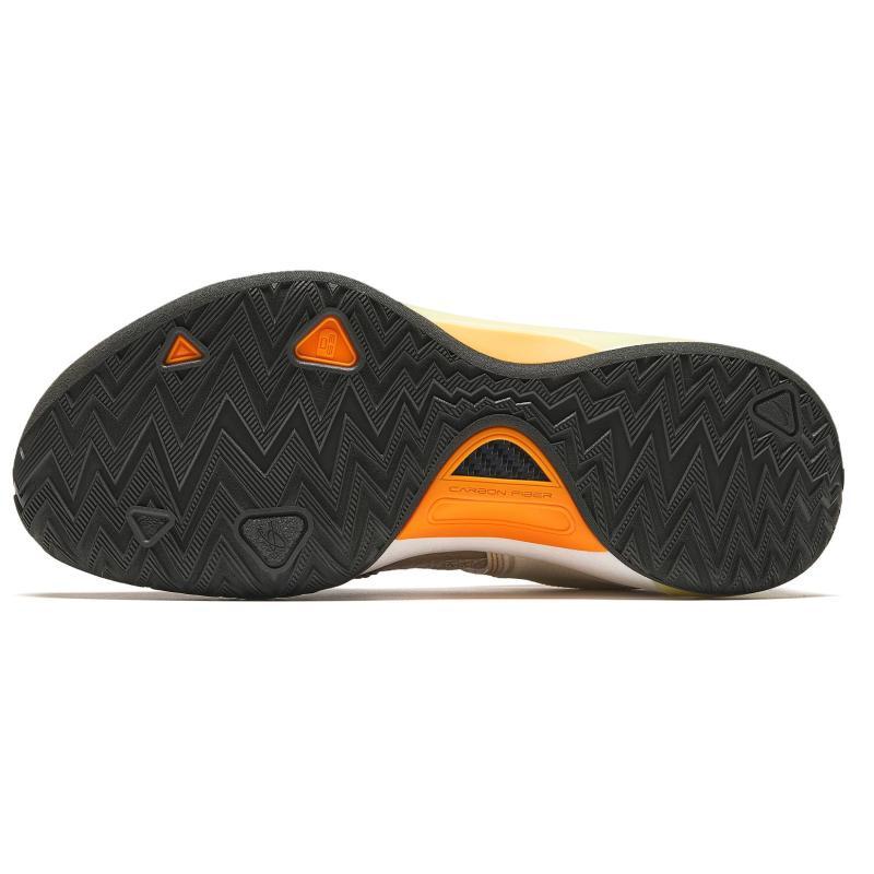 Anta GH5 Stoßdämpfer Rückprall Niedrige Basketballschuhe Herren Beige Gelb Sneaker 112431116-2
