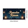 Bannière Ramadan Kareem Toile de fond Lanternes Lumières Décoratif Festival Fête Événement Célébration Graphique Décor Islamique Arrière-plan