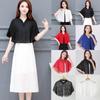Breathable Chiffon Shawl Multicolor Women Tops Lace Thin Jacket Thin Coat Women