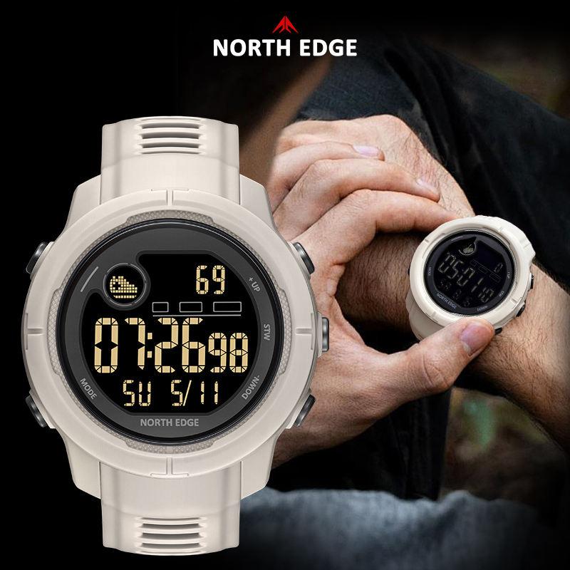 NORTH EDGE Mars5 Men Digital Watch Outdoor Sports Watches Fashion Multifunctional Electronic Watch