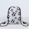 3pcs/set Digital Full-Print Drawstring Bag Polyester Material Double Shoulder Bag  Shopping