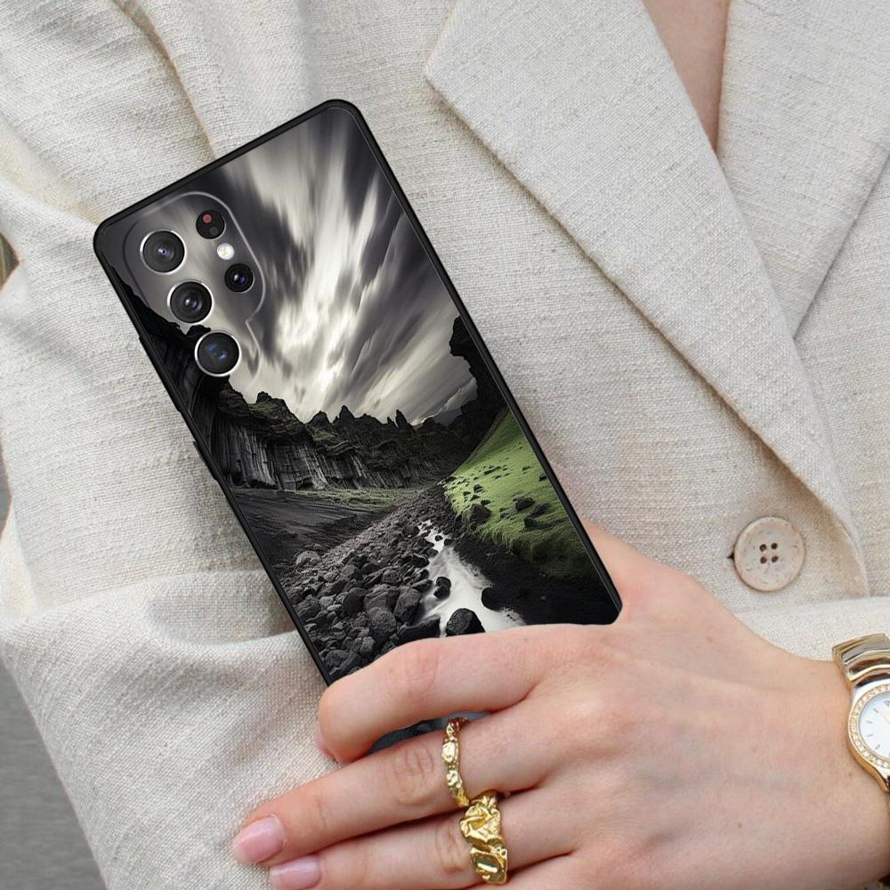 Beautiful Mountain Forest Nature Cell Phone Case for Samsung Galaxy S26 Ultra S25 S24 S23 S22 S21 S20 Note10 Cover