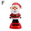 New Arrival Christmas Car Ornament Solar Ornament Bobblehead Doll Christmas Modeling Ornament Gift Creative Interior Car Supplie
