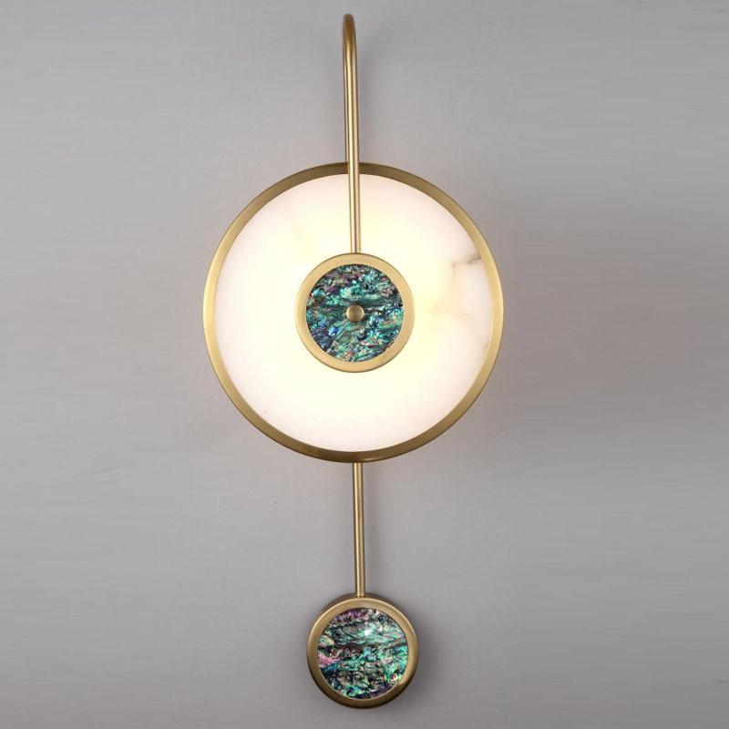 European-Style Minimalist Wall Lamp: Modern Art Design for Office, Hotel, or Bedroom