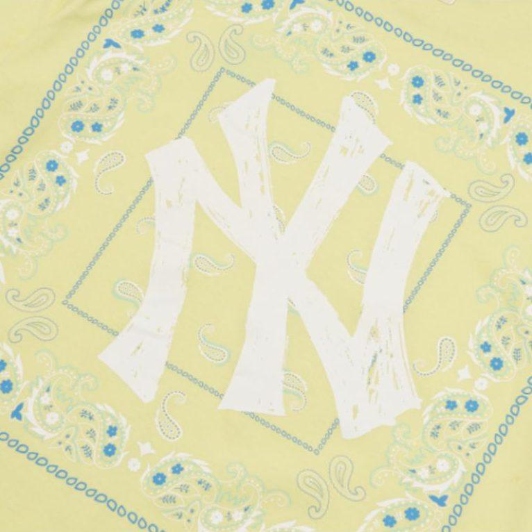 MLB Paisley SS22 T Shirt Unisex Yellow 3ATS52023-50YEL