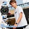 Sports Watch Silicone Strap Analog Display Waterproof Cute Fashion Quartz Watch Leisure Camouflage Pattern