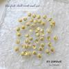 3D Mini Pure Gold Seahorse Shell Nail Charms Creative Copper Slice Conch Star Alloy Nail Art Decorations Diy Y2K Nails Supplies