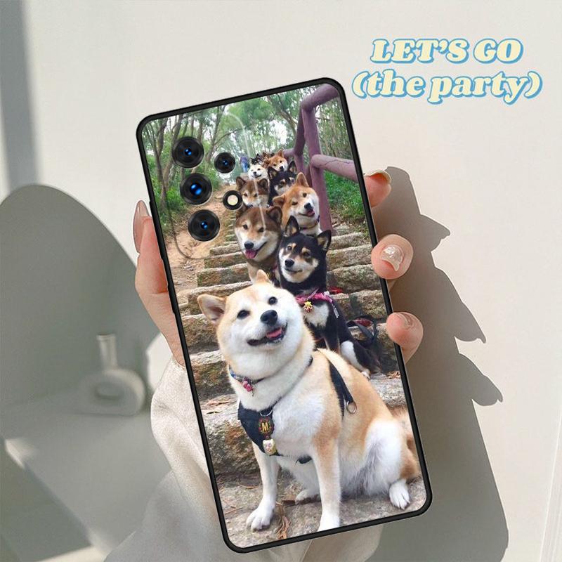 Funny cute dog Akita phone case For Samsung Galaxy A42 A31 A40 A51 A71 A32 A80 A91 A52 A72 A73 A20e A21S A50 A70 A11 A12 Cover