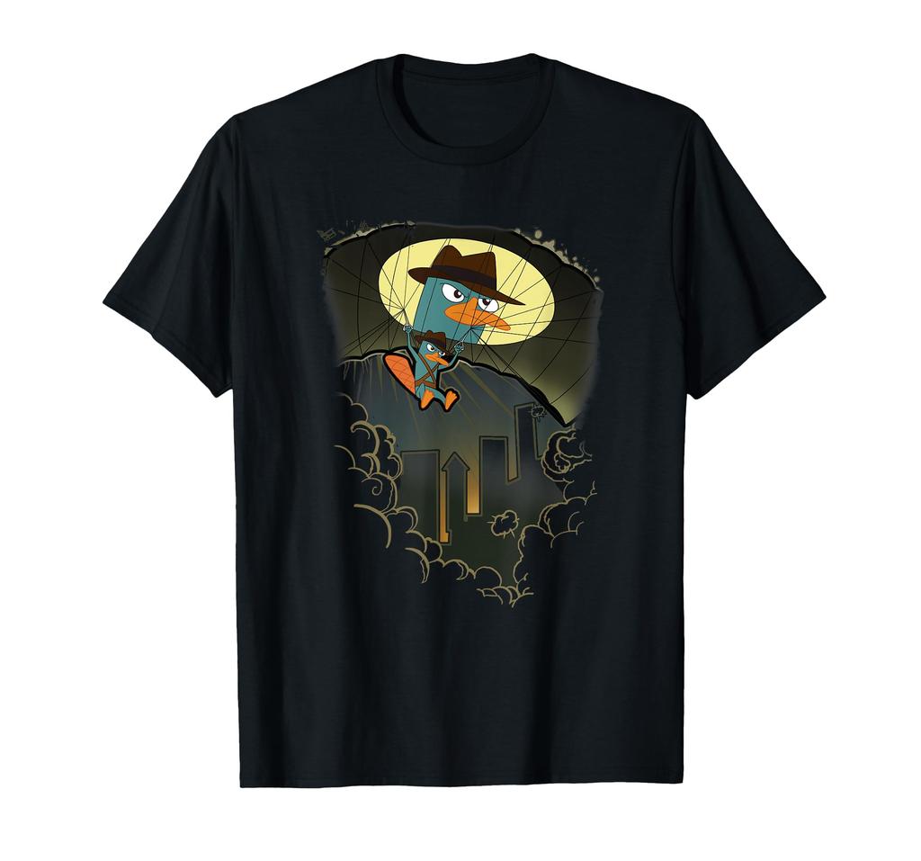Disney Phineas and Ferb Agent P Epic Parachute Landing T-Shirt