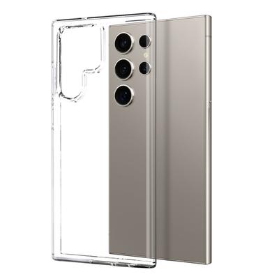 NORTHJO For Samsung Galaxy S24 Ultra TPU Phone Case+Tempered Glass Film (Support Fingerprint Unlock)