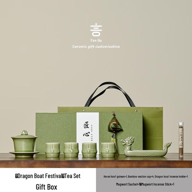 

Chinese Celadon Gaiwan Tea Set