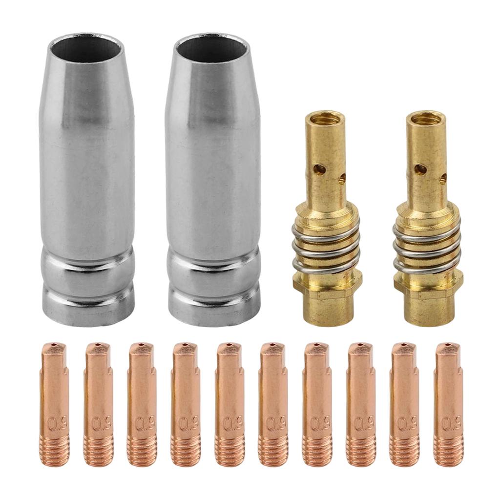 For MB 15AK MIG Welding Torch Welding Nozzle Welding Accessory 0.8mm Aperture Welding Torch Smooth Wire Feed Threadless Design