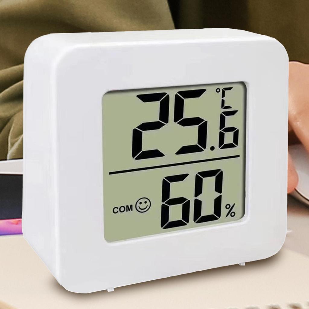 Temperature Humidity Monitor Indoor Temperature Meter Hygrometer Temperature Meter Small Hygrometer LCD Display Gauge for Home