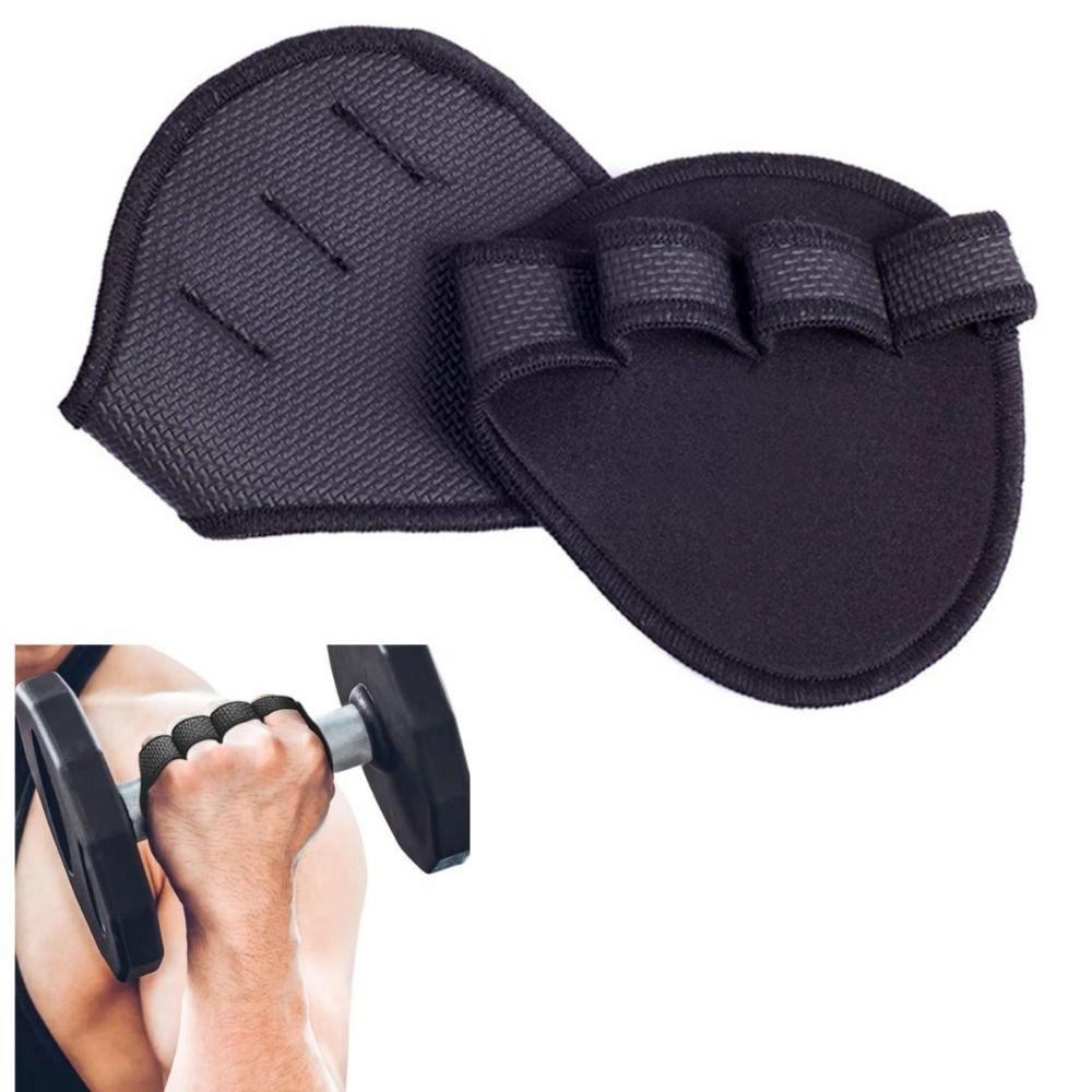 2PCS Lifting Grips Weight Lifting Gloves Hand Protector Gym Workout Gloves Neoprene Grip Pads