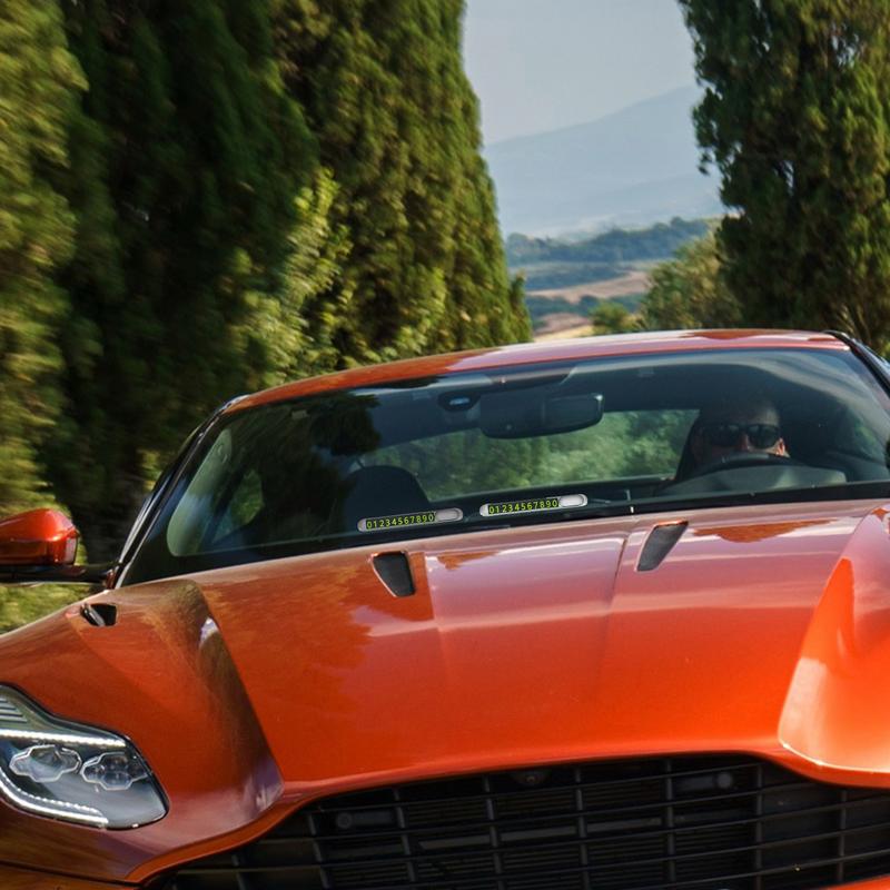 Temporäres Parkschild Metall Auto Parkschild Schieber Verdeckungsdesign Telefonnummer Karte Für belebte Stadtgebiete