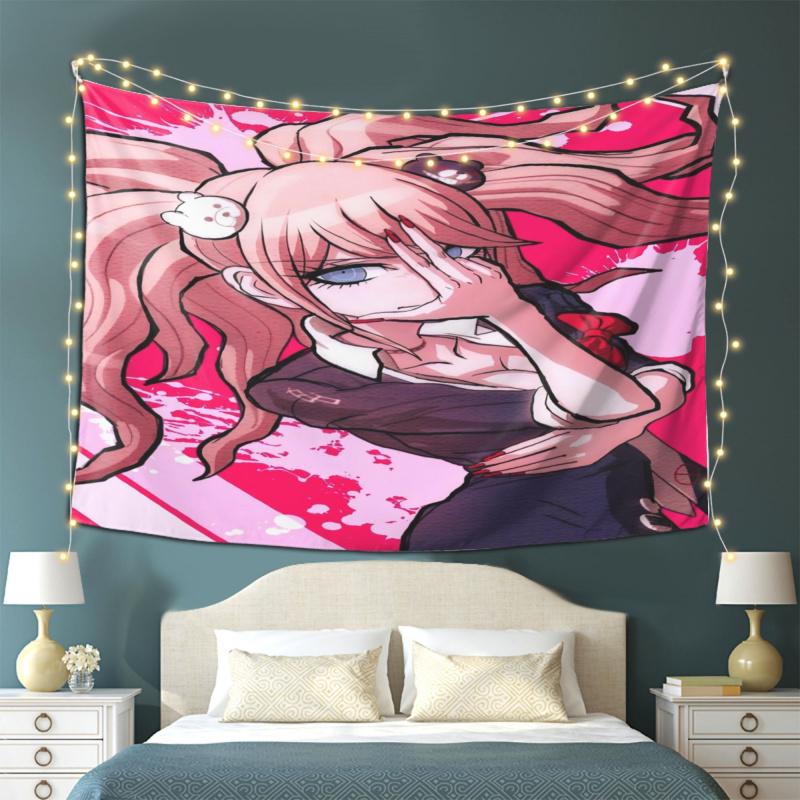 VIKAMA Dark anime Animation Tapestry Esports Room Spread Decoration Wall Cloth Room Decoration Home Decoration
