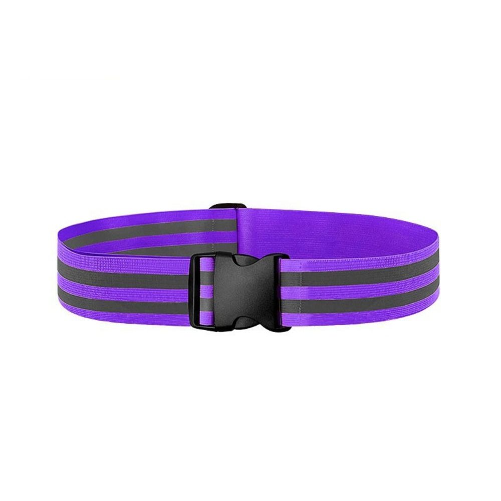 Waist Adjustable Reflective Waistband Belts 5*1*1cm Elastic Sport Safety Belts 8 Colors Running Cycling Waistband