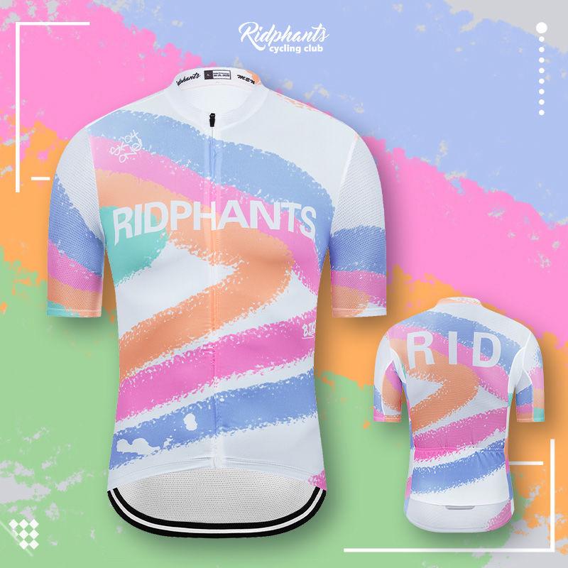 

Красочная велосипедная джерси с граффити: Быстросохнущая, дышащая велосипедная футболка с коротким рукавом для мужчин и женщин M